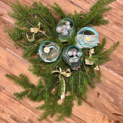Open Hand Terrarium: Grey