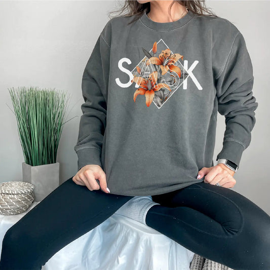 Sask Diamond Premium Crewneck Sweatshirt | Saskatchewan