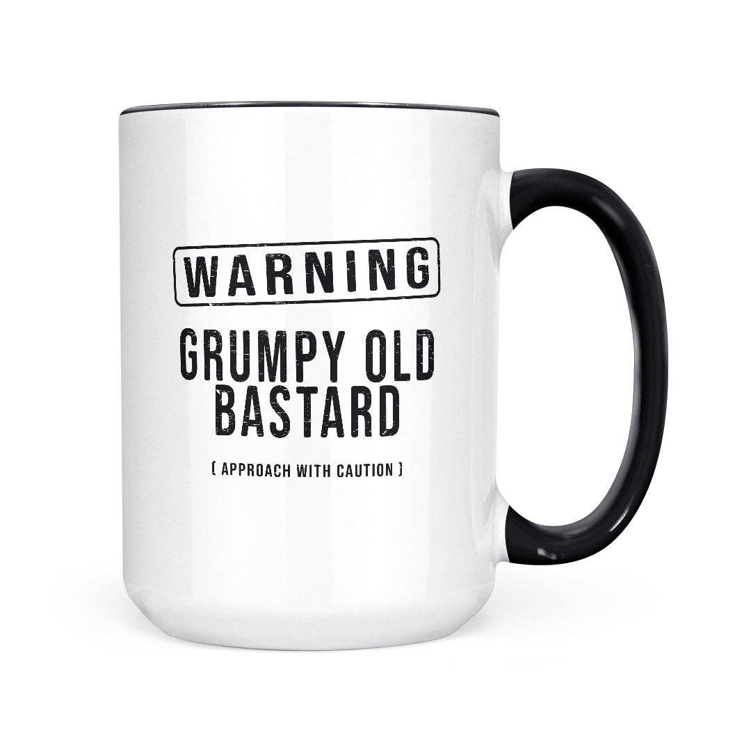 Grumpy Old Bastard | 15oz Mug: Standard White