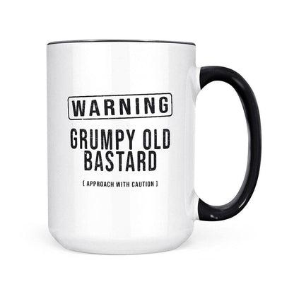 Grumpy Old Bastard | 15oz Mug: Standard White