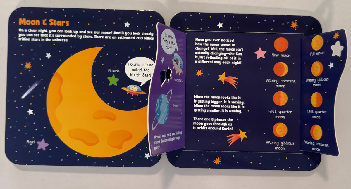 Planets And Stars Fun Flaps (a chunky lift-the-flaps book)