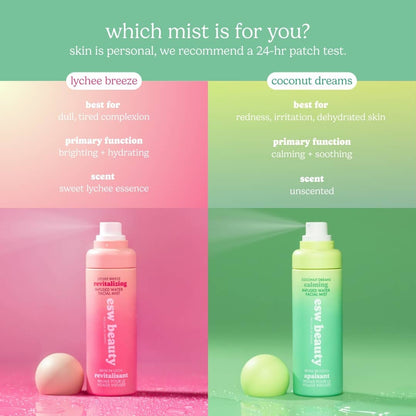 Coconut Dreams Calming Infused Water Facial Mist