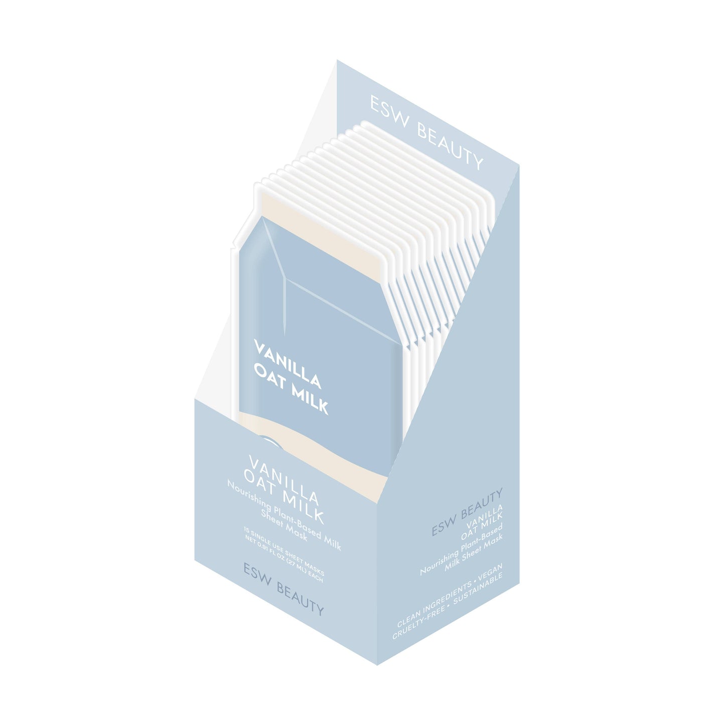 Vanilla Oat Milk Nourishing Filled PDQ Display: 10 pc