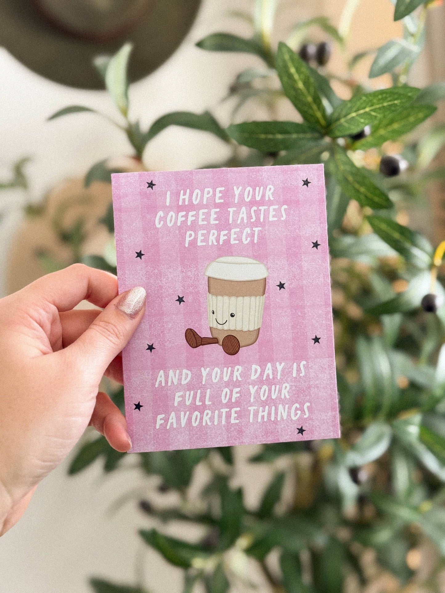 Perfect Latte - Coffee Cafe Card