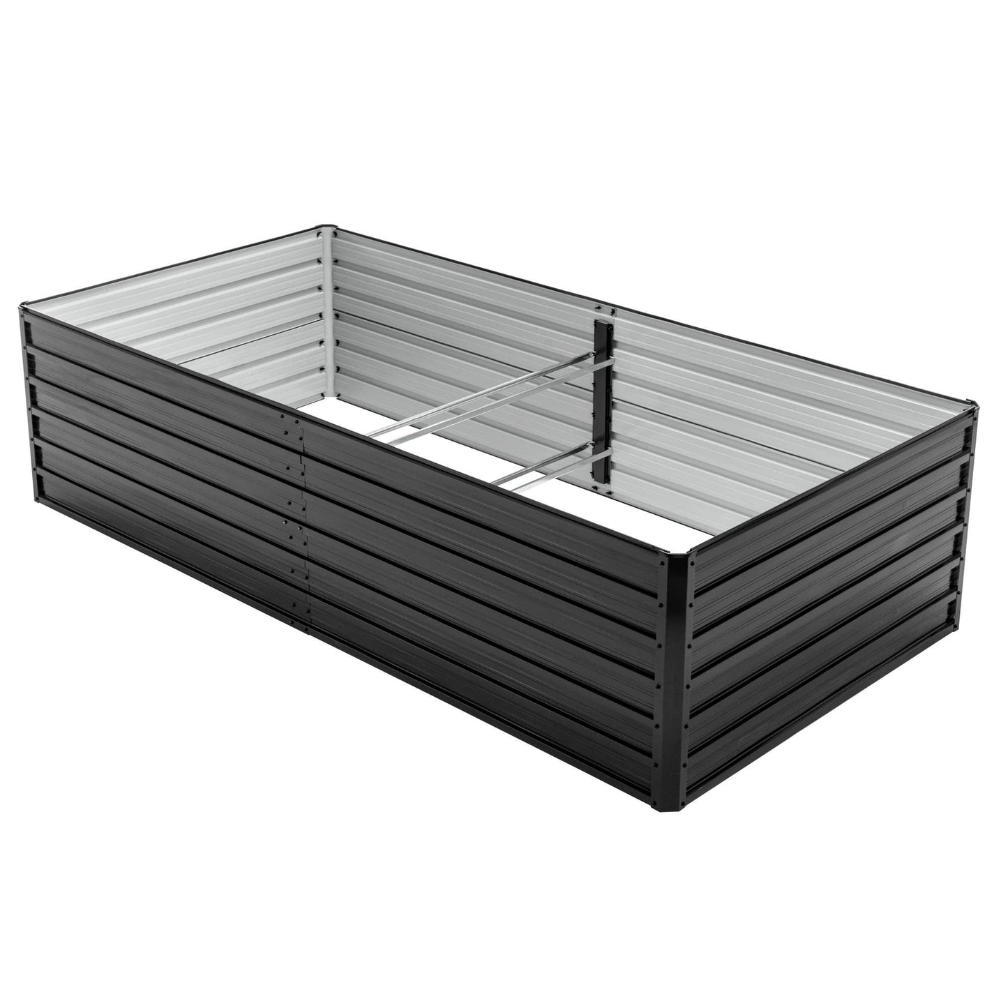 8x4 Galvanized Raised Garden Bed Planter for Gardens