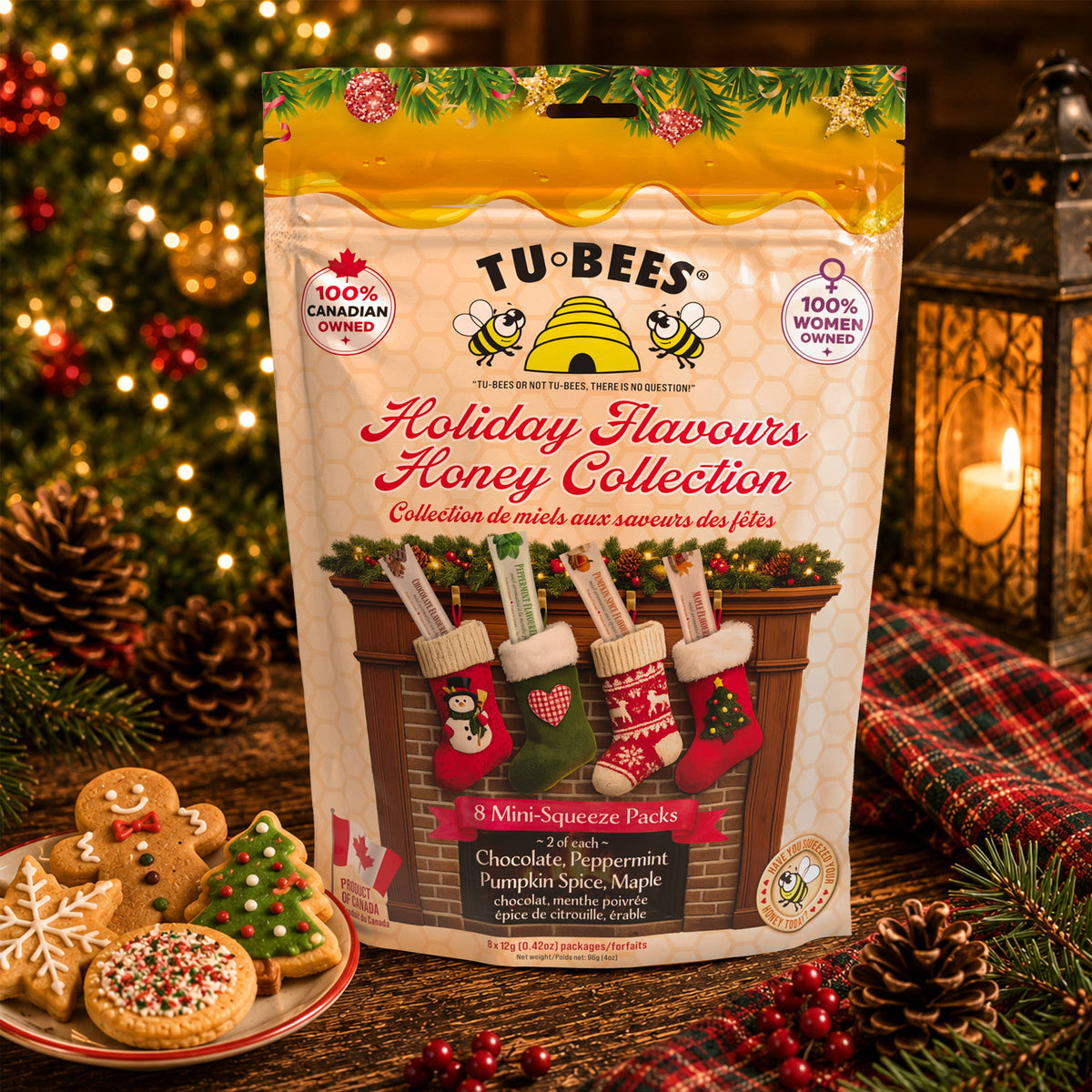 Honey Squeeze Packs - Pouch - Holiday Flavours Collection
