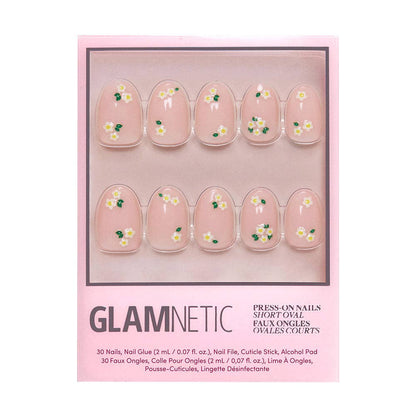 Petals Press-On Nails | Short Oval | Spring Summer Florals
