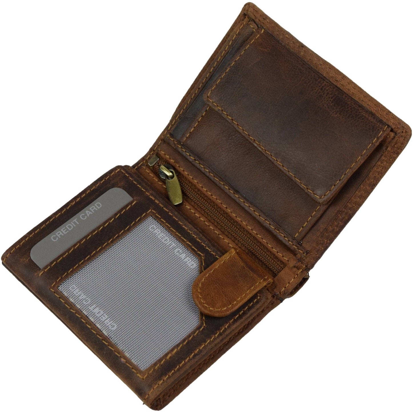 Men's Leather Wallet Tyler GW8115: Camel