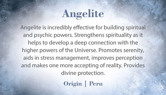 Crystal Information Cards - Angelite