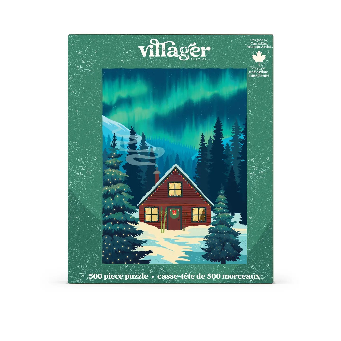 Northern Cabin | 500-Piece Puzzle | Designed in Canada