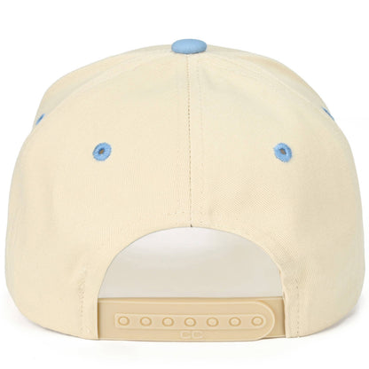 C.C PUT IT ON MY BOYFRIEND'S TAB Letter Two Tone Trucker Hat: Sky Blue