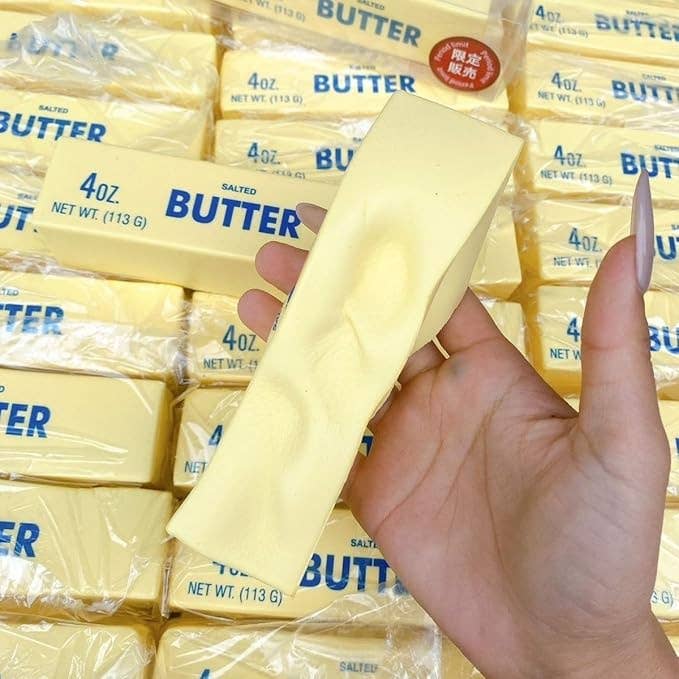 Butter Stick Squishy toys Slow Rising Stress Relief Toy: Butter Stick Slow Rising Small(13.5cm) / ONE SIZE