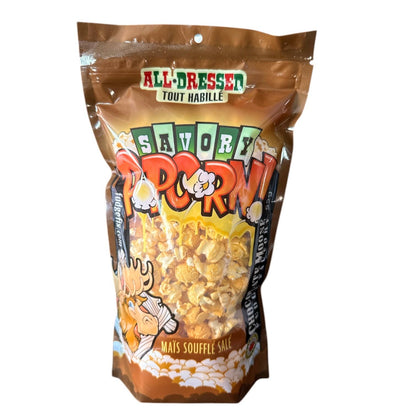 NEW Savory Popcorn - ALL DRESSED: 55g