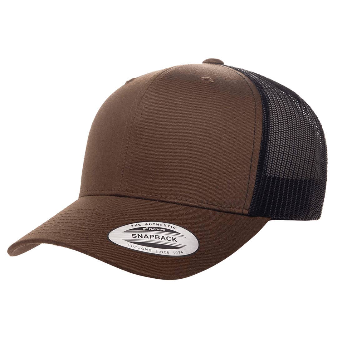 Lake Life (Custom) | Leather Patch Hat: Black / White