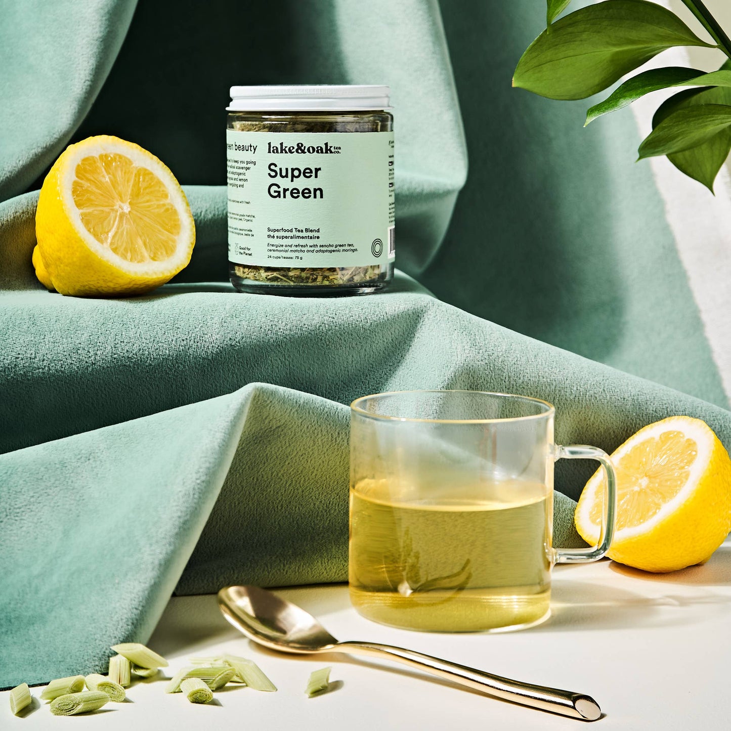 Super Green: Glass Loose-leaf Jar - 24 Cups