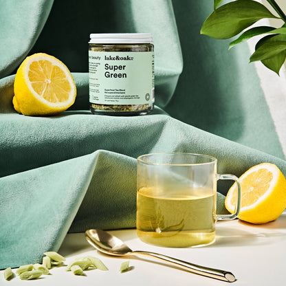 Super Green: Glass Loose-leaf Jar - 24 Cups