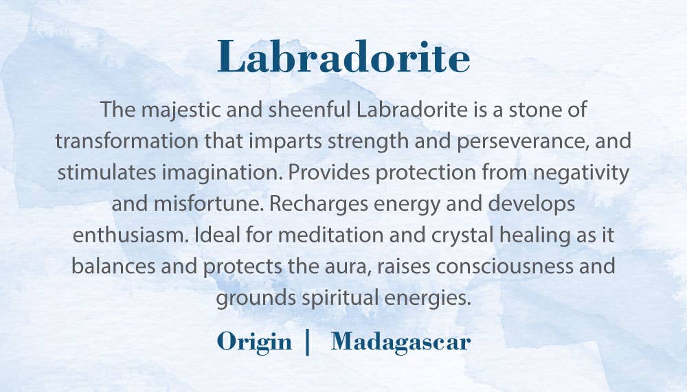 Crystal Information Cards - Labradorite