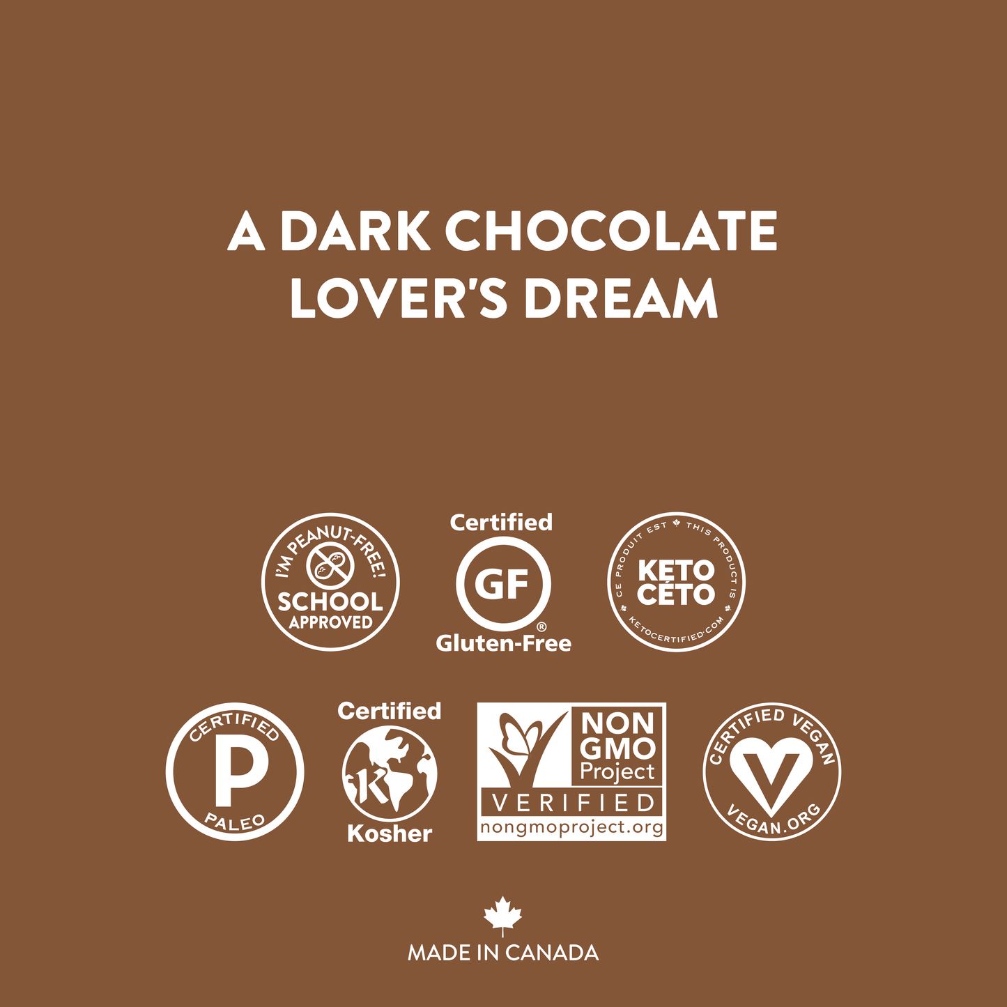 Dark Choco'Latte Coconut Chips: 6-Pack