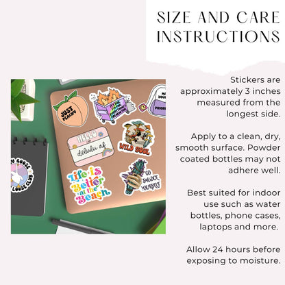Get Off Your Phone Sticker | Bee & Wildflower Decal
