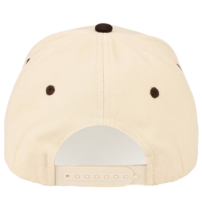 C.C HOWDY GO LUCKY Letter on Two Tone Trucker Hat: Leopard