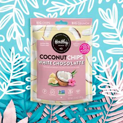 White Choco'Latte Coconut Chips: 6-Pack