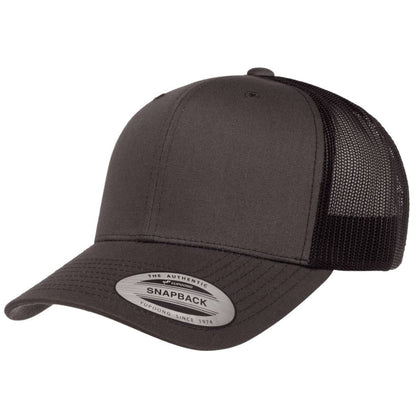 Lake Life (Custom) | Leather Patch Hat: Black / White