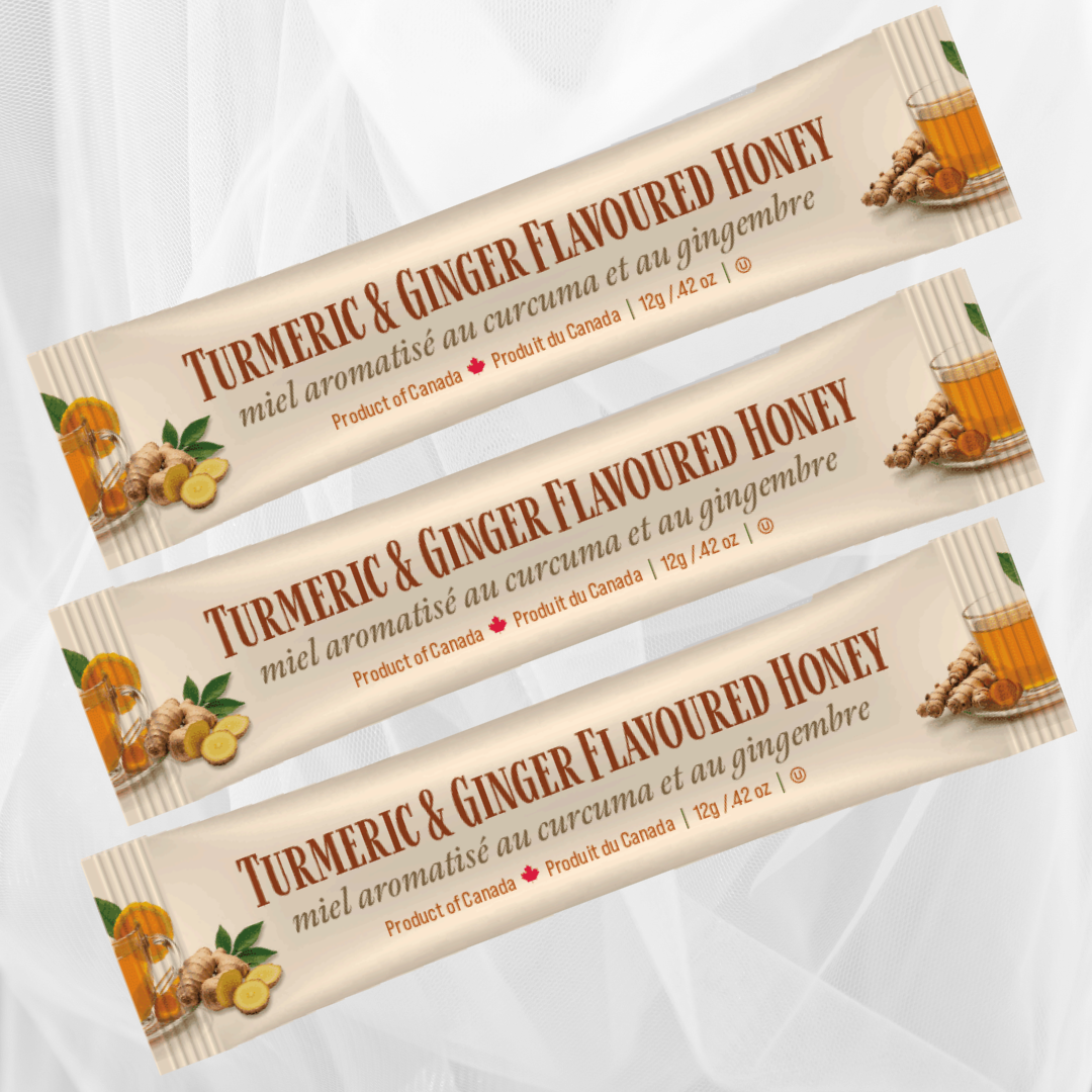 Honey Squeeze Pack - Turmeric & Ginger Flavoured - OU Kosher