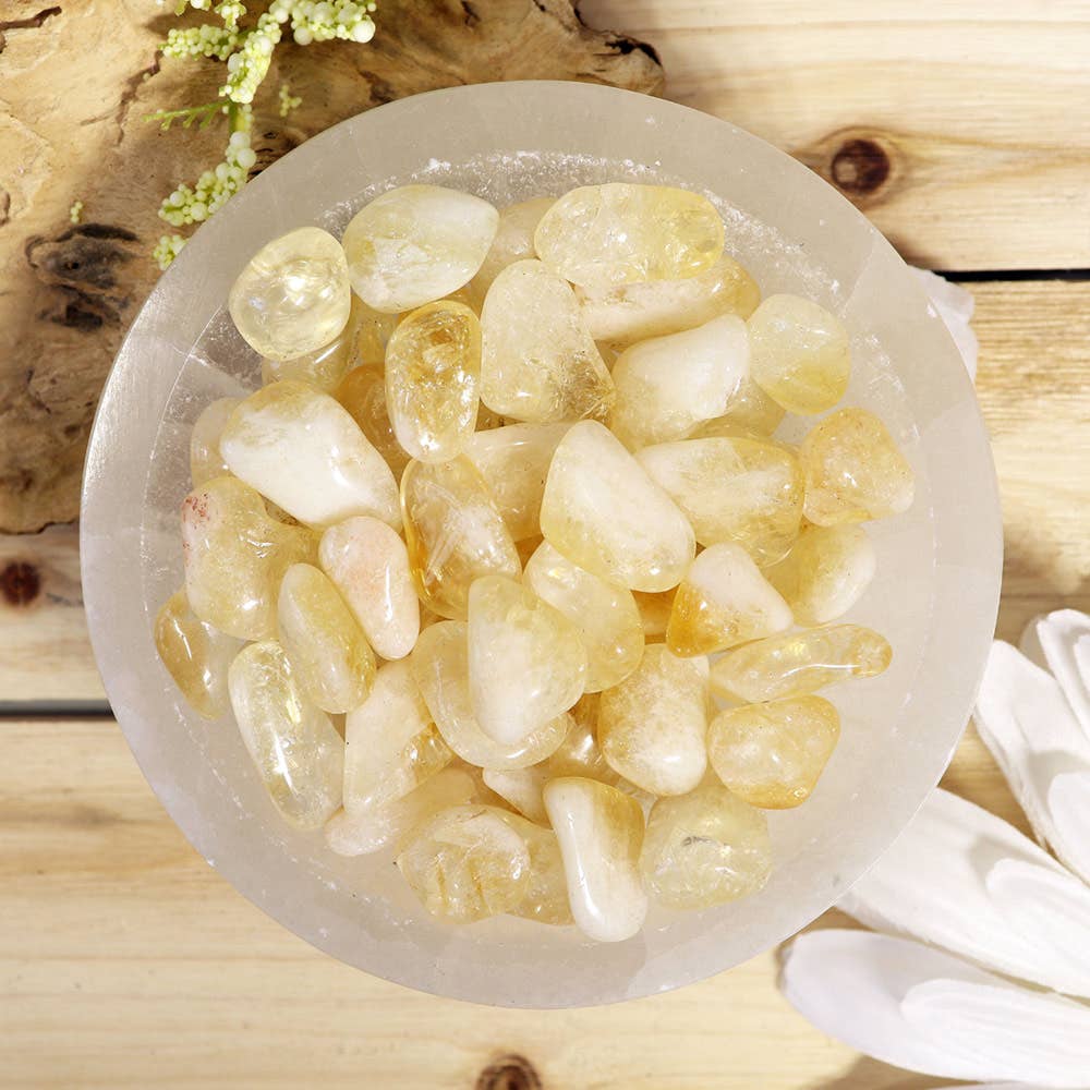 1 lb Citrine Tumbled Stones