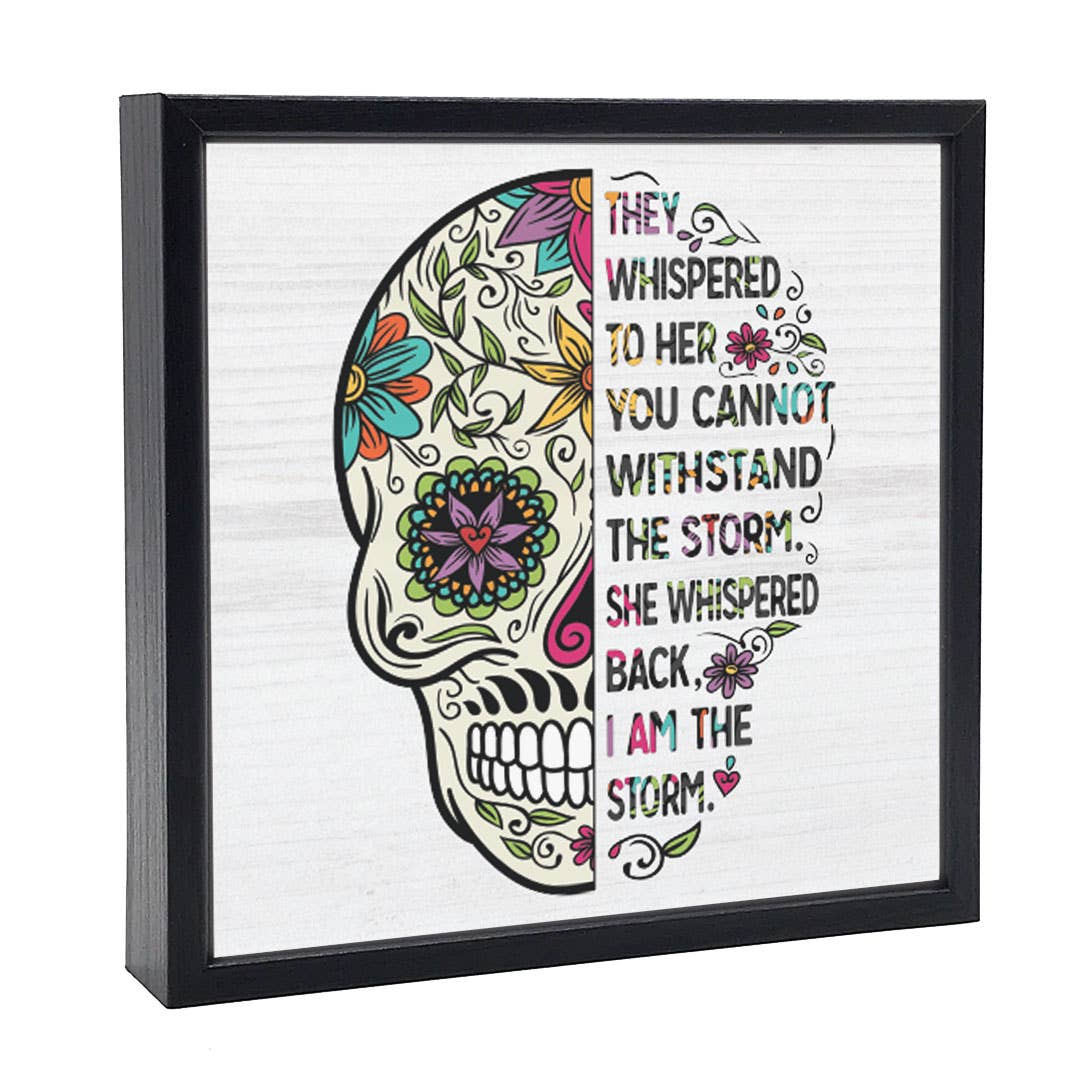 I Am The Storm | Wood Sign
