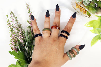 Assorted Semi-Precious Gem Stone Rings