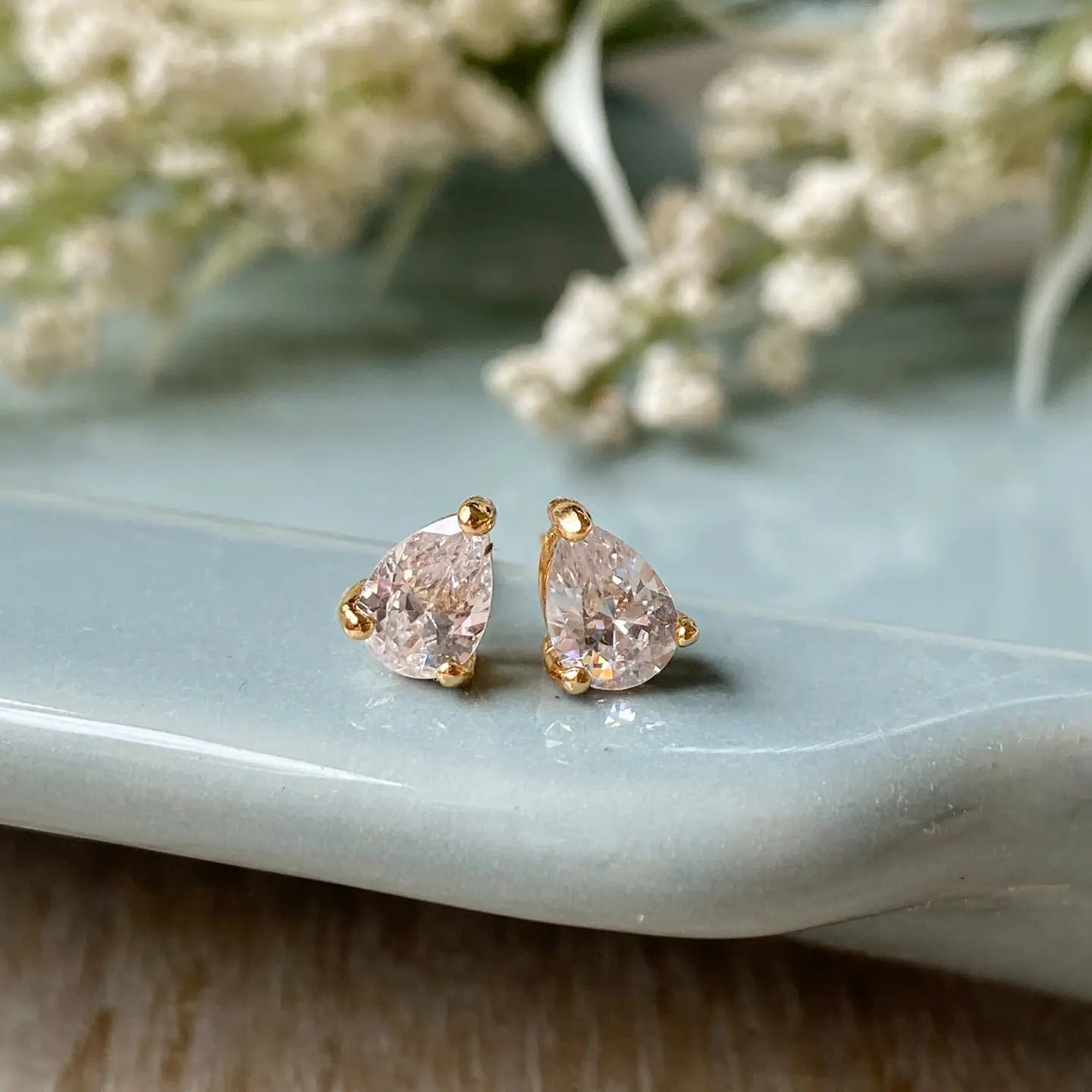 Teardrop Studs