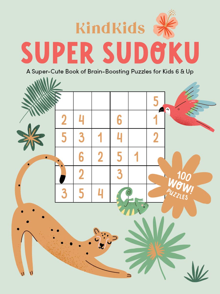 KindKids Super Sudoku - Kids' Activity Book