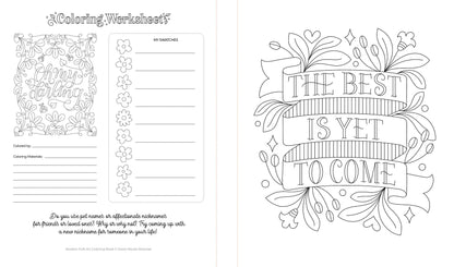 Modern Folk Art Coloring Book: 60 Patterns to Boost Joy