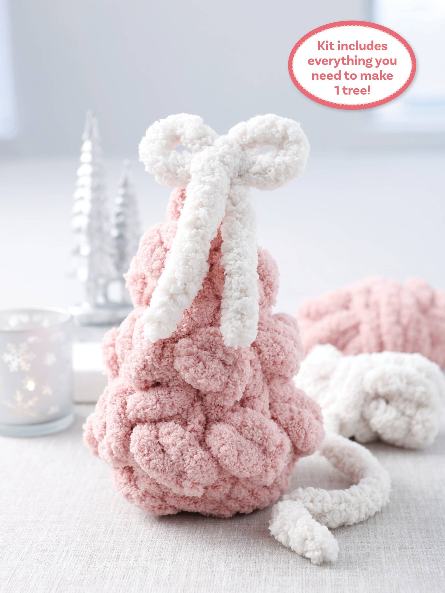 Super Simple Finger Knitting Kit Sugarplum Christmas Tree