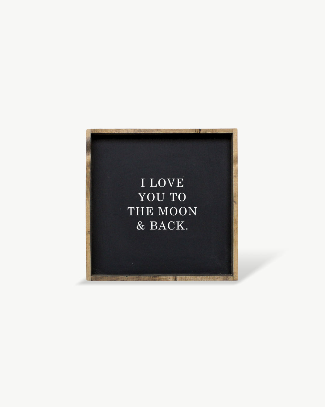 I Love You to the Moon & Back Framed Print– Neutral Nursery: Peach