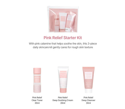 TOO COOL FOR SCHOOL Pink Relief Starter Kit Vegan Set