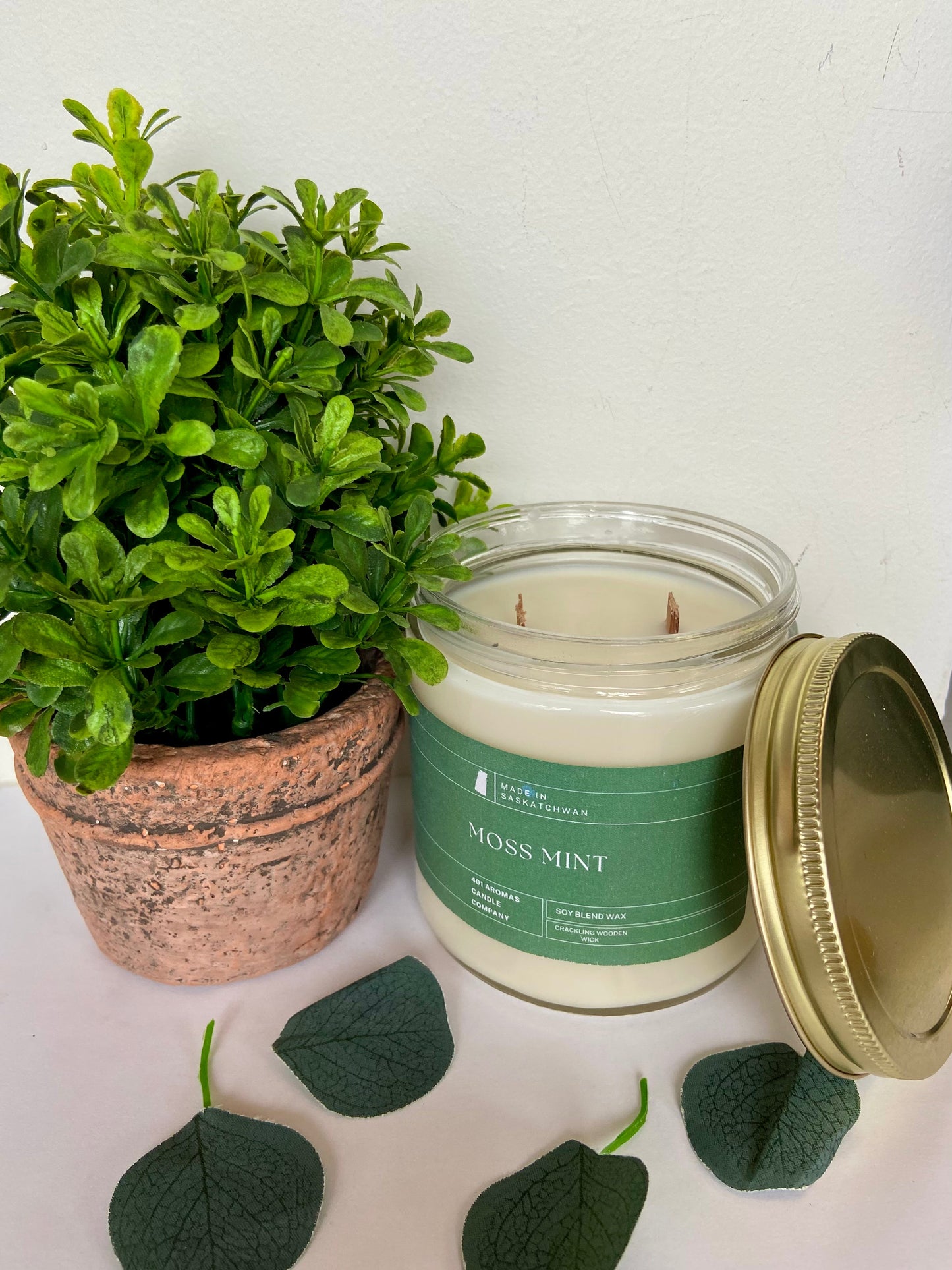 Moss Mint Dual Wick 16oz