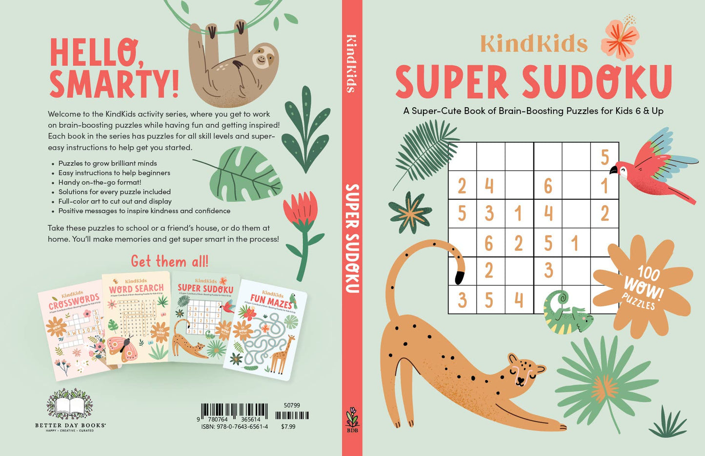 KindKids Super Sudoku - Kids' Activity Book