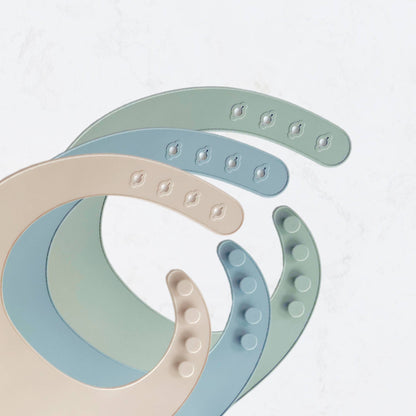 Silicone Bib - Almond: Almond