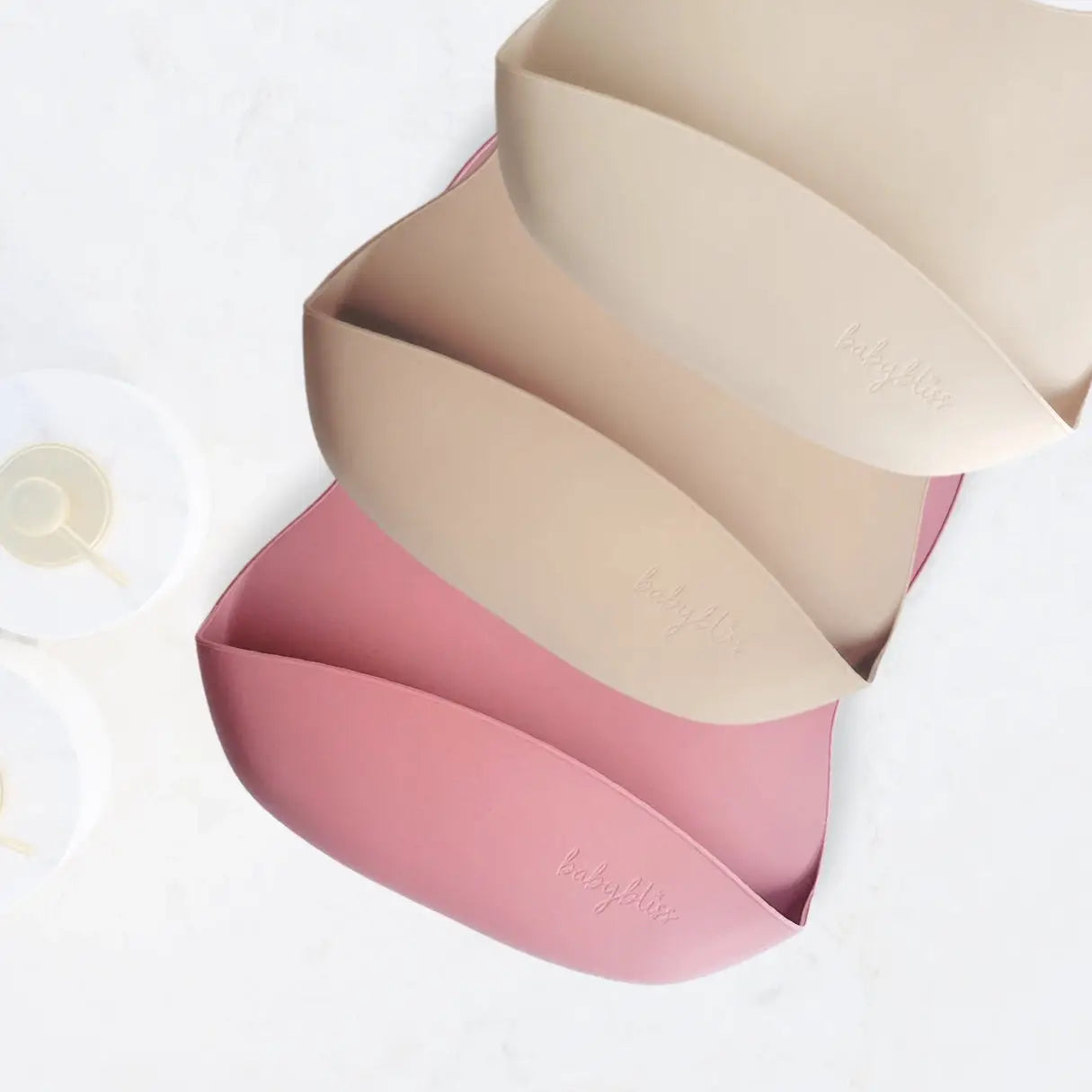 Silicone Bib - Almond: Almond