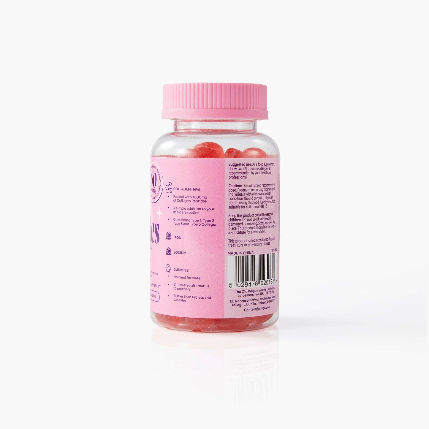 Myga Collagen Gummies – Strawberry Beauty & Energy Boost