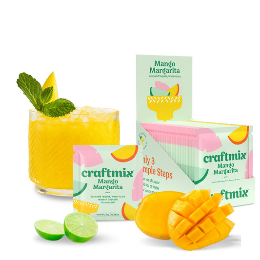 Mango Margarita Cocktail / Mocktail Mixer - 24ct Caddy