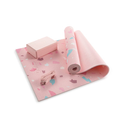 Printed Yoga Starter Kits: Terrazzo