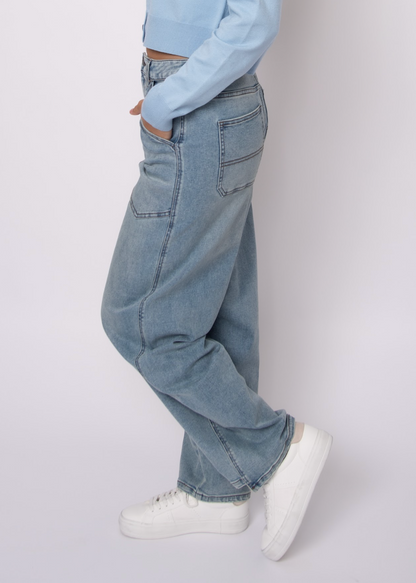 BARNI STRETCH BARREL JEANS