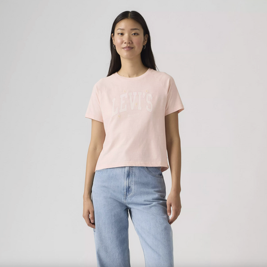 Graphic Game Day Tee Levis Embr Flowers
