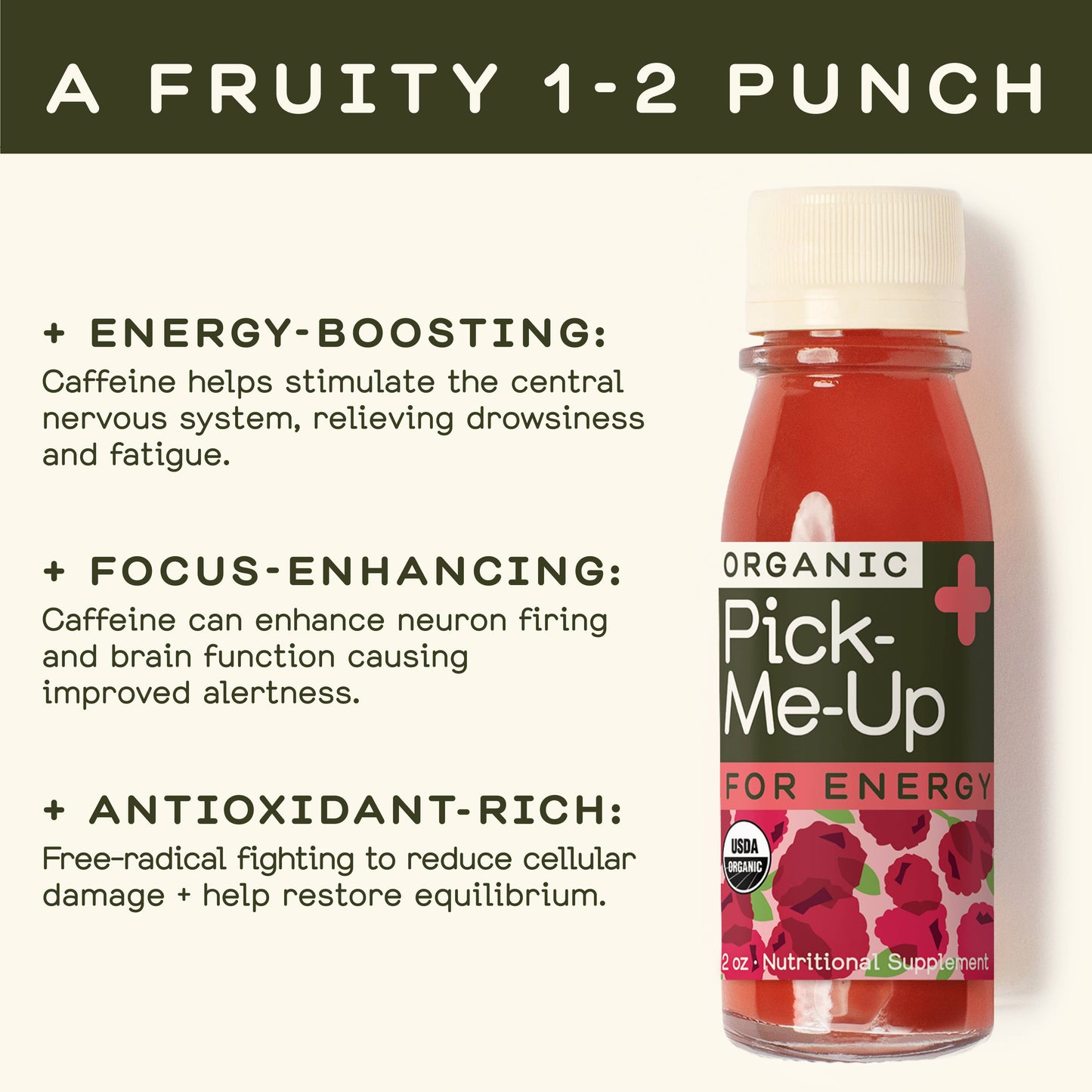 Greenhouse Pick-Me-Up Wellness Shot for Energy: Twelve Pack