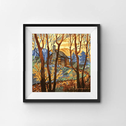 2025 Winter: Trail to the Cabin Paint-by-numbers Kit: Without Frame