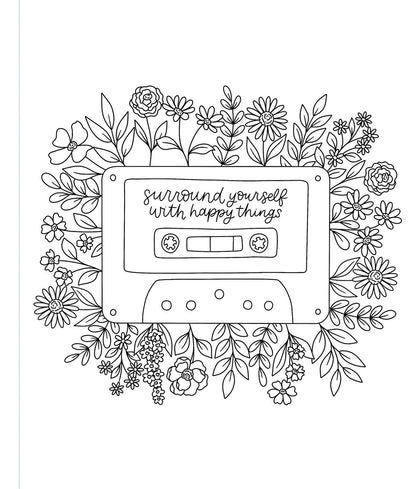 On the Bright Side Coloring Book: Floral Patterns