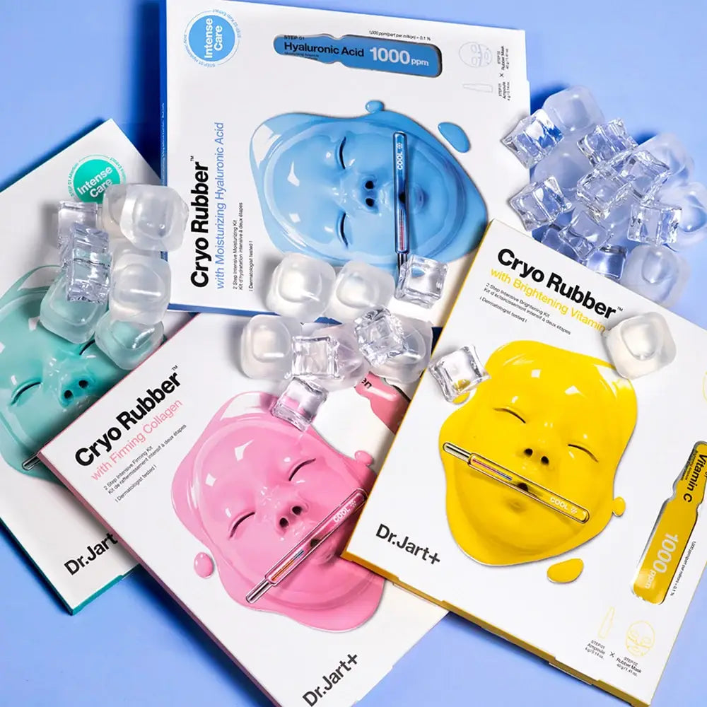 DR.JART+ CRYO RUBBER MASK, 4 TYPES: Blue (Moisturizing)