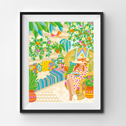 Chill in the Garden, Summer 2025 Gift Paint by Numbers